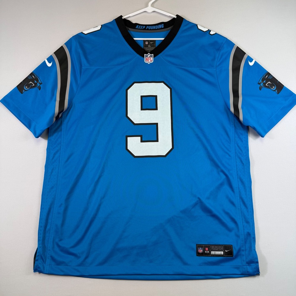 Carolina Panthers Nike Engineered Football Jersey Mens XL Blue Bryce Young 9 NFL